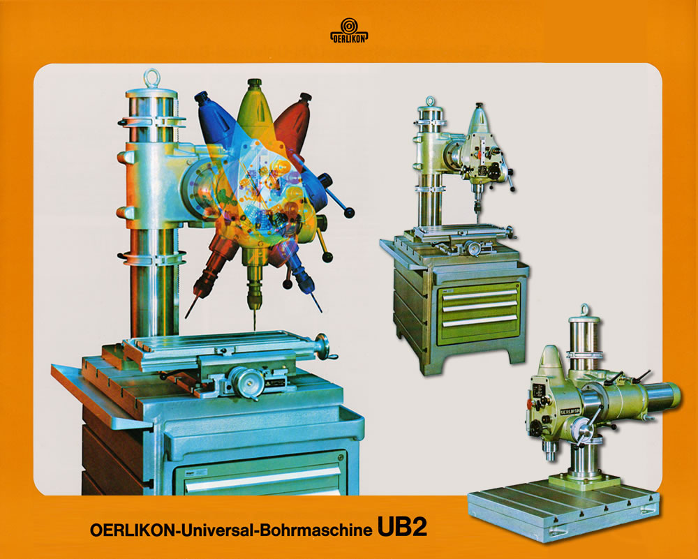Universal-Bohrmaschine UB2, OERLIKON